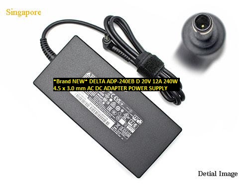 *Brand NEW* DELTA 20V 12A 240W ADP-240EB D 4.5 x 3.0 mm AC DC ADAPTER POWER SUPPLY - Click Image to Close